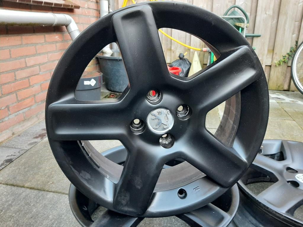 Te koop Peugeot 307CC velgen 17 inch  4x108, Auto-onderdelen, Banden en Velgen, Ophalen, Overige, Gebruikt, Velg(en)