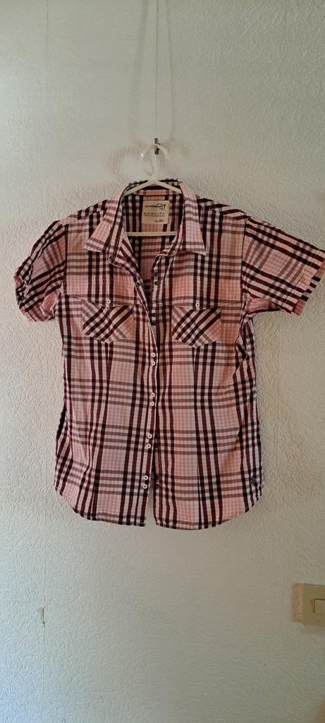 Wildebeast Geruit Overhemd - Maat XXL, valt kleiner, reis, Kleding | Dames, Maat 46/48 (XL) of groter, Ophalen of Verzenden, Roze