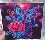 Gemaakte vlinder Daimend painting kaart, Hobby en Vrije tijd, Overige Hobby en Vrije tijd, Ophalen of Verzenden, Nieuw