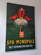 Spa emaille bord nieuw, Ophalen of Verzenden, Nieuw, Deurposter of groter
