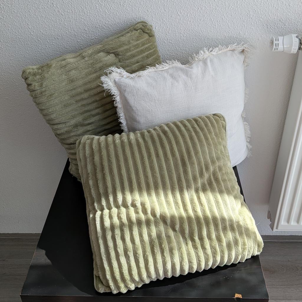 Kussens, Tapijten en Vloerkleden, €1 per piece, Ophalen, Zo goed als nieuw, Overige kleuren, Overige vormen