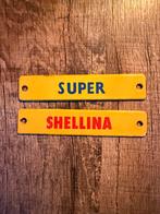 Emaille bordjes bord reclame reclamebord super shellina, Ophalen of Verzenden, Zo goed als nieuw, Overige typen