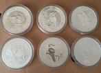 Zilveren 10 oz. Kookaburra munten, Ophalen of Verzenden, Zilver