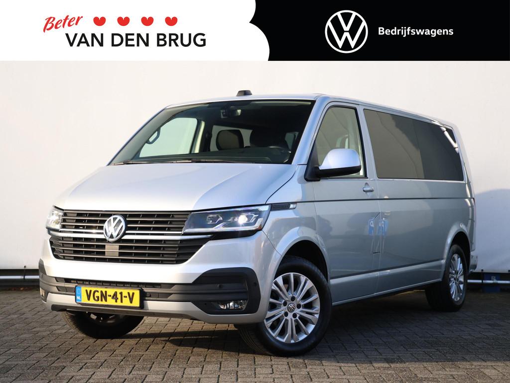 Volkswagen Transporter 2.0 TDI L2 DC Highline 150pk Automaat, Stof, Gebruikt, 150 pk, Volkswagen