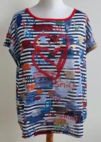 Paprika gestreept shirt met prints mt. 50 (4), Kleding | Dames, Grote Maten, Overige kleuren, Zo goed als nieuw, Paprika, Shirt of Top