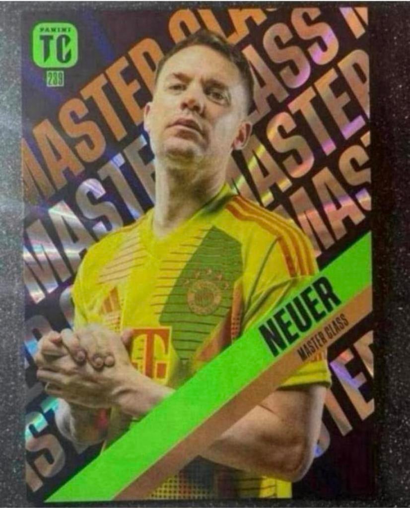Panini Top Class 2025 MASTER CLASS NEUER FC BAYERN MÜNCHEN, Verzenden, Zo goed als nieuw, Plaatje