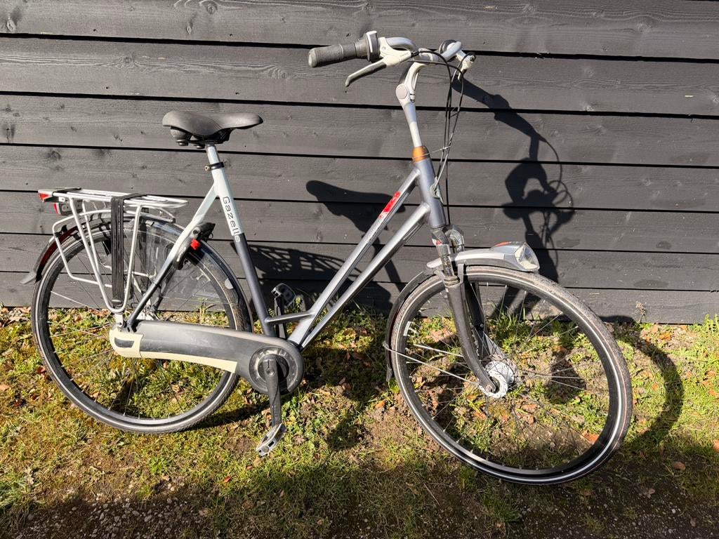 Gazelle eclipse damesfiets, Ophalen, Gebruikt, Versnellingen, 56 cm of meer