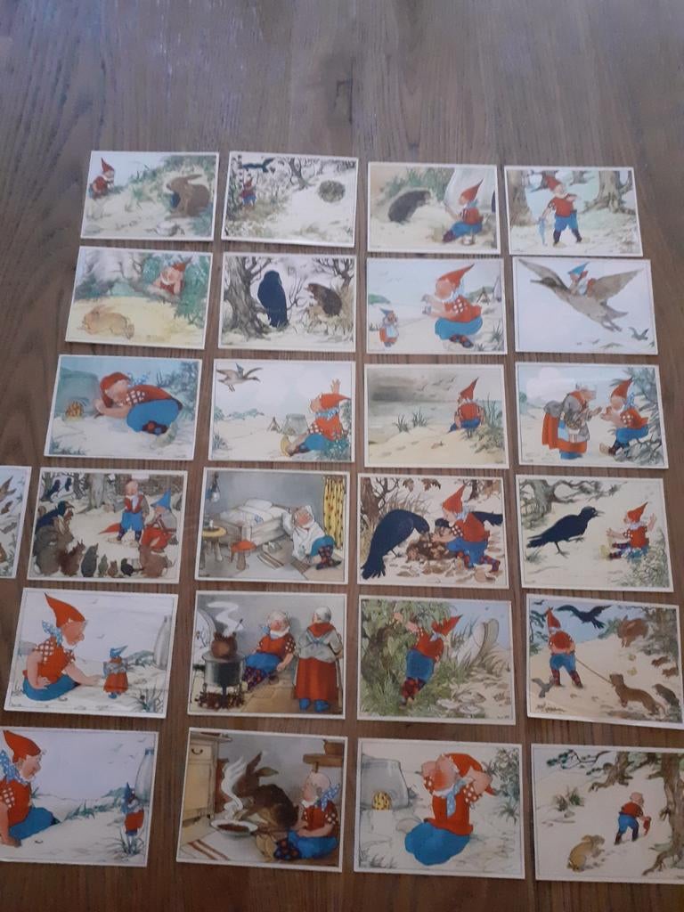 Oude verzamelplaatjes kabouter pigelmee, Hobby en Vrije tijd, Stickers en Plaatjes, Ophalen of Verzenden, Gebruikt