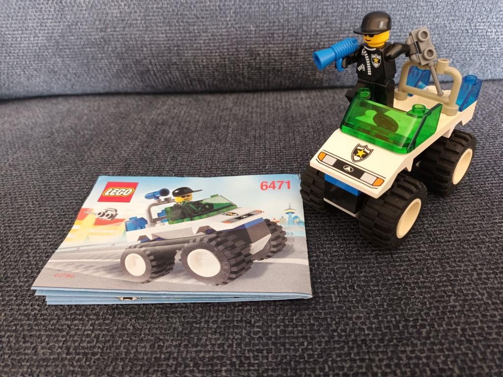 LEGO 6471 - politie patrouille wagen, Ophalen of Verzenden, Complete set, Lego