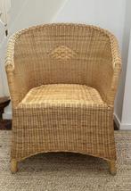 5 rieten stoelen €50, Ophalen, Overige kleuren, Riet of Rotan, Zo goed als nieuw