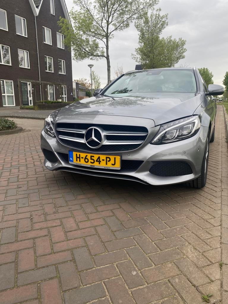 Mercedes-Benz C-Klasse C180 1.6 115KW Aut7 Estate 2016 Grijs, Auto's, Mercedes-Benz, Automaat, Achterwielaandrijving, 1800 kg