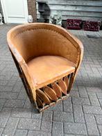 Vintage leren armstoel, Mexico 1970, Ophalen