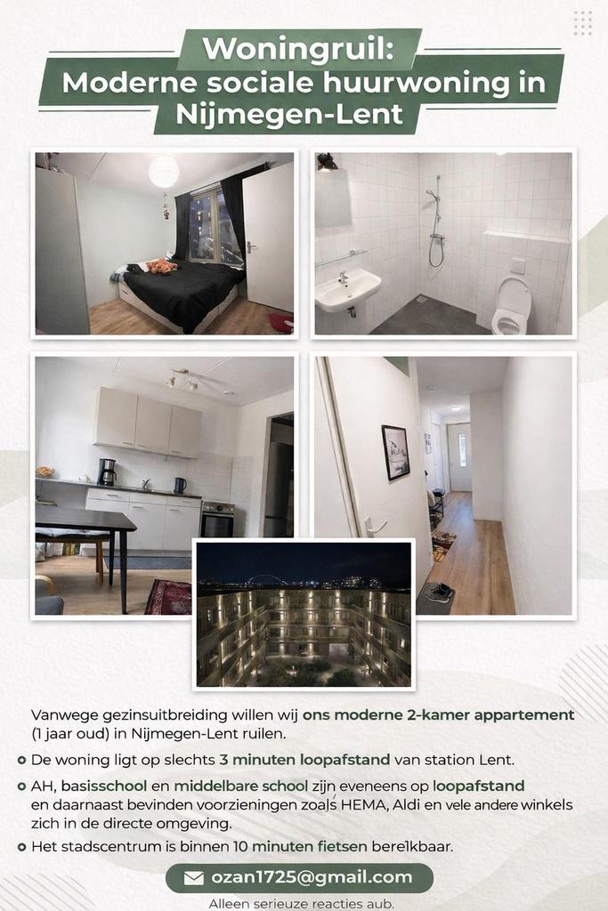 woningruil, 33 - 40 uur, Overige niveaus, Overige vormen