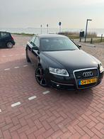 LAAG KM Audi A6 3.2 FSI 188KW Quattro Tiptr. 2004 Zwart, Automaat, Parkeersensor, 1655 kg, Zwart