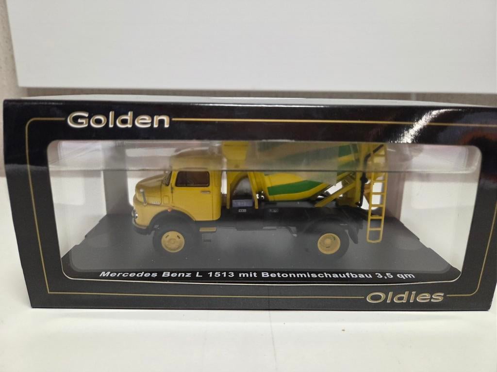 Golden Oldies Mercedes Benz L 1513 betonmixer, Hobby en Vrije tijd, Modelauto's | 1:50, Ophalen of Verzenden, Zo goed als nieuw