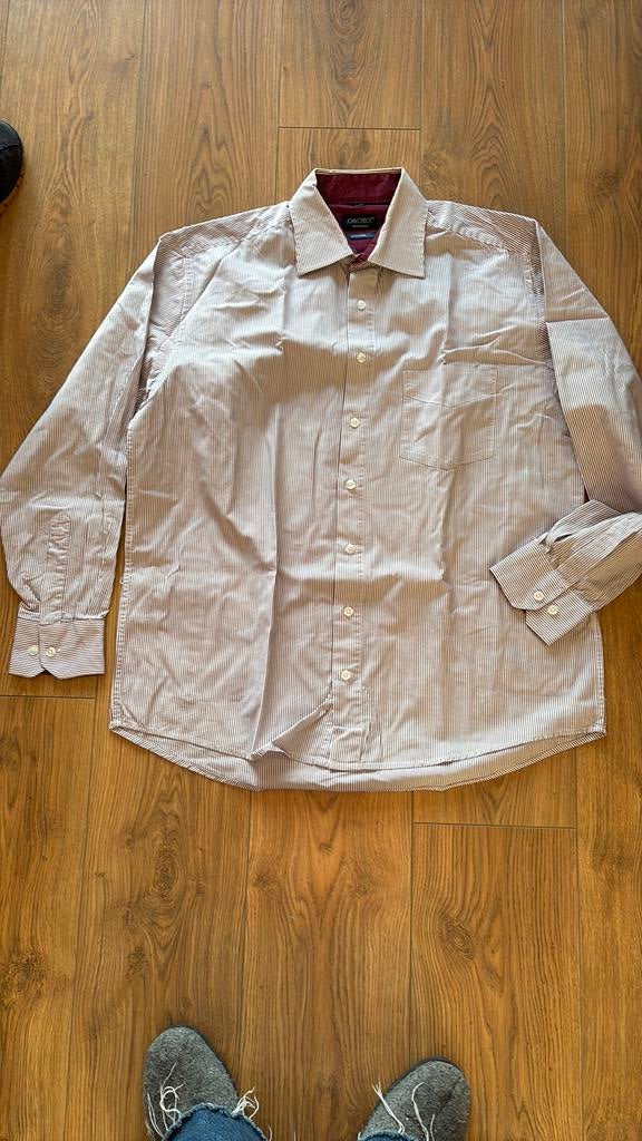 Overhemd John Cabot, Kleding | Heren, Overhemden, Ophalen of Verzenden, Gedragen, Halswijdte 41/42 (L)