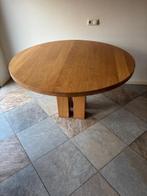 Eiken tafel, Huis en Inrichting, Tafels | Eettafels, Ophalen, Gebruikt, Vijf personen of meer, Modern