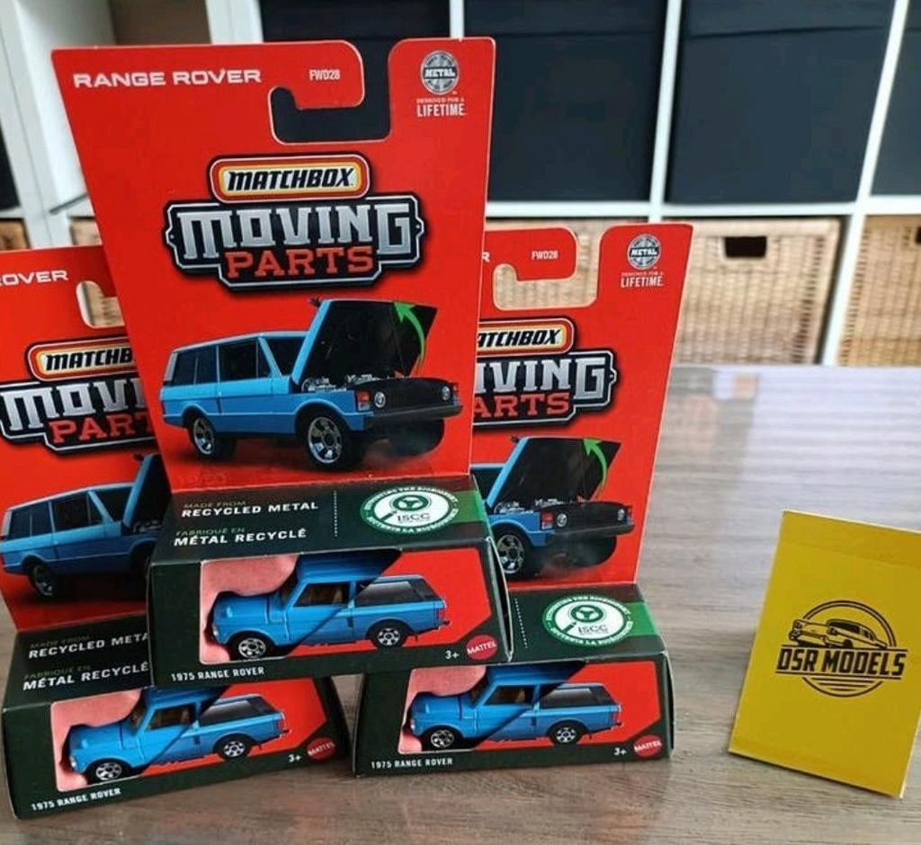 1:64 Matchbox moving parts, S, Auto, R, Nieuw