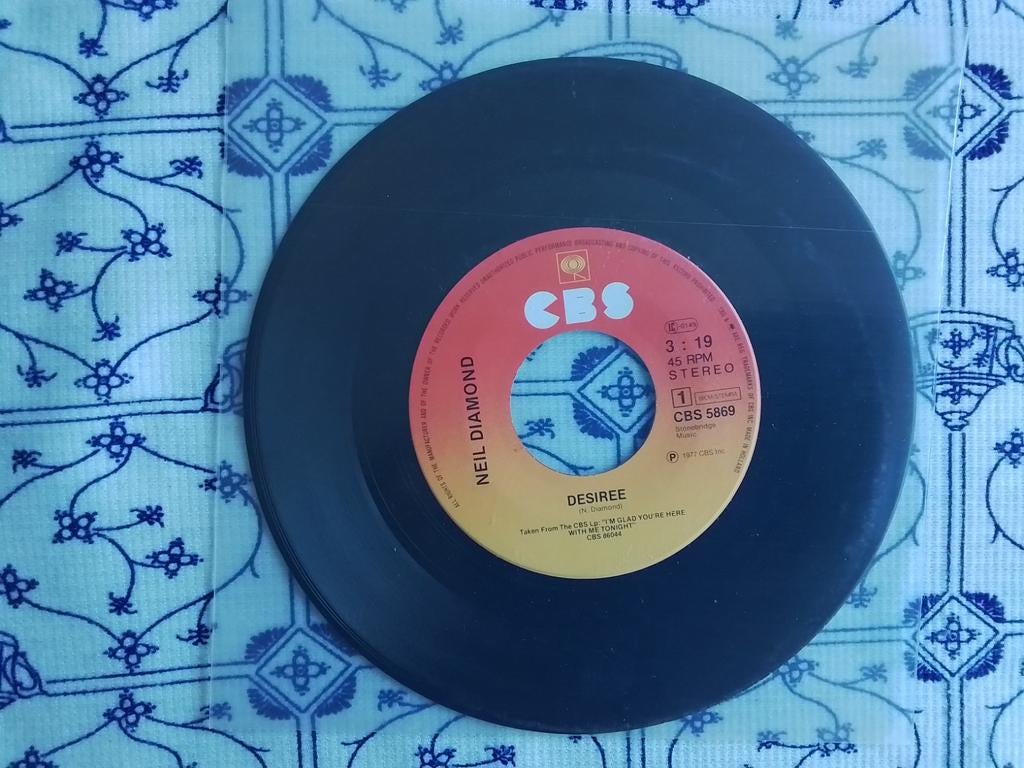 Niel diamond             Desiree, Cd's en Dvd's, Vinyl Singles, Ophalen of Verzenden, Zo goed als nieuw, Pop, Single