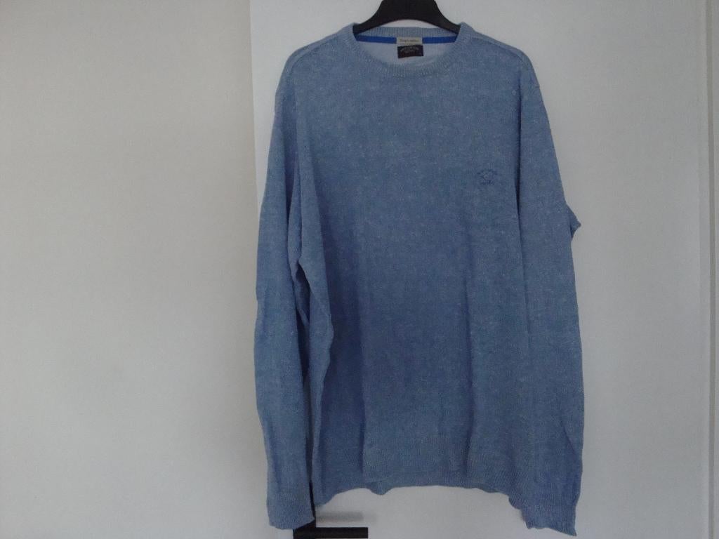 Licht blauwe PAUL & SHARK trui. Maat XXL., Kleding | Heren, Grote Maten, Blauw, Trui of Vest, Ophalen of Verzenden, Zo goed als nieuw