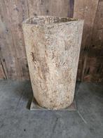 oude boomstamton ``WOONWINKEL RUSTIEK``, Ophalen of Verzenden