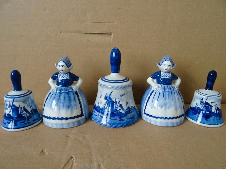 Collectie Delfts blauwe bellen Delfts Holland zonder klepels, Antiek en Kunst, Curiosa en Brocante, Ophalen of Verzenden
