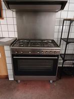 Smeg gasfornuis 5 pits met oven, Ophalen, 60 cm of meer, Gas, Vrijstaand