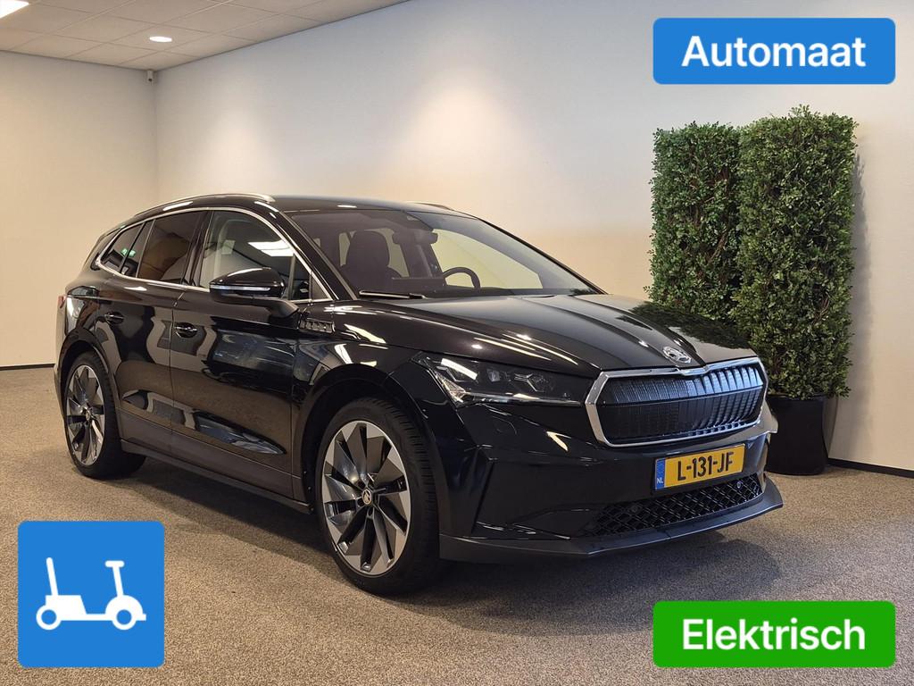 Skoda Enyaq Iv, Auto's, Skoda, Automaat, 12 maanden, Gebruikt, Zwart
