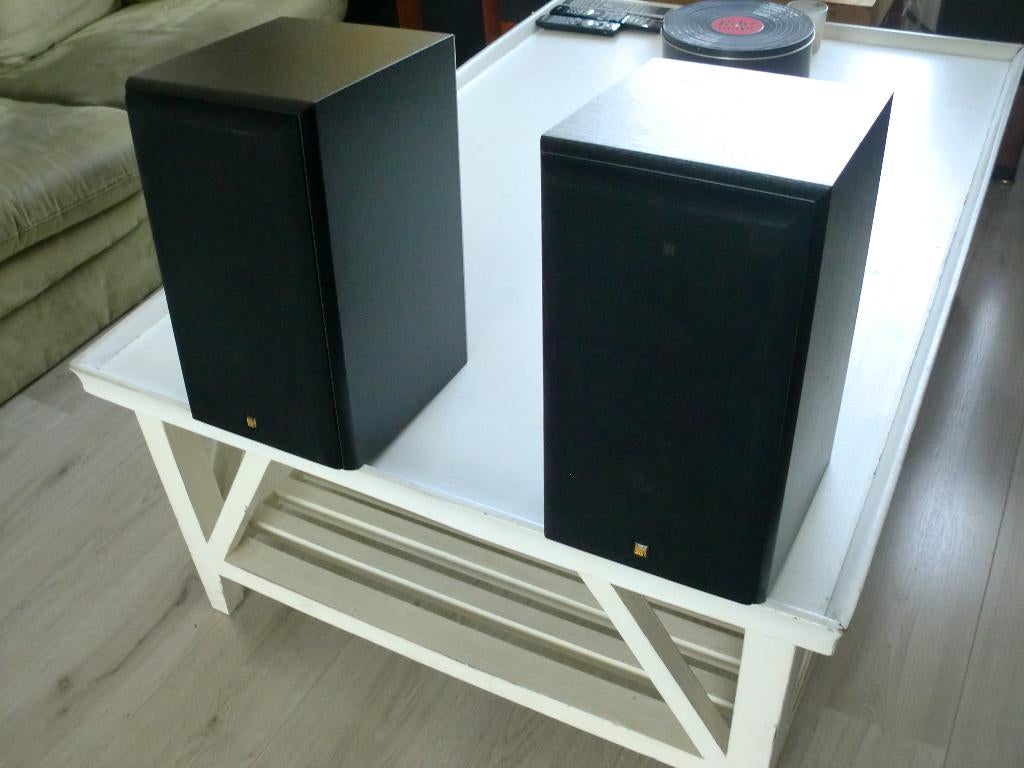 Kef Cresta 2 SP-3303 kleur zwart top geluid te beluisteren., Overige merken, Ophalen of Verzenden, Zo goed als nieuw, Minder dan 60 watt