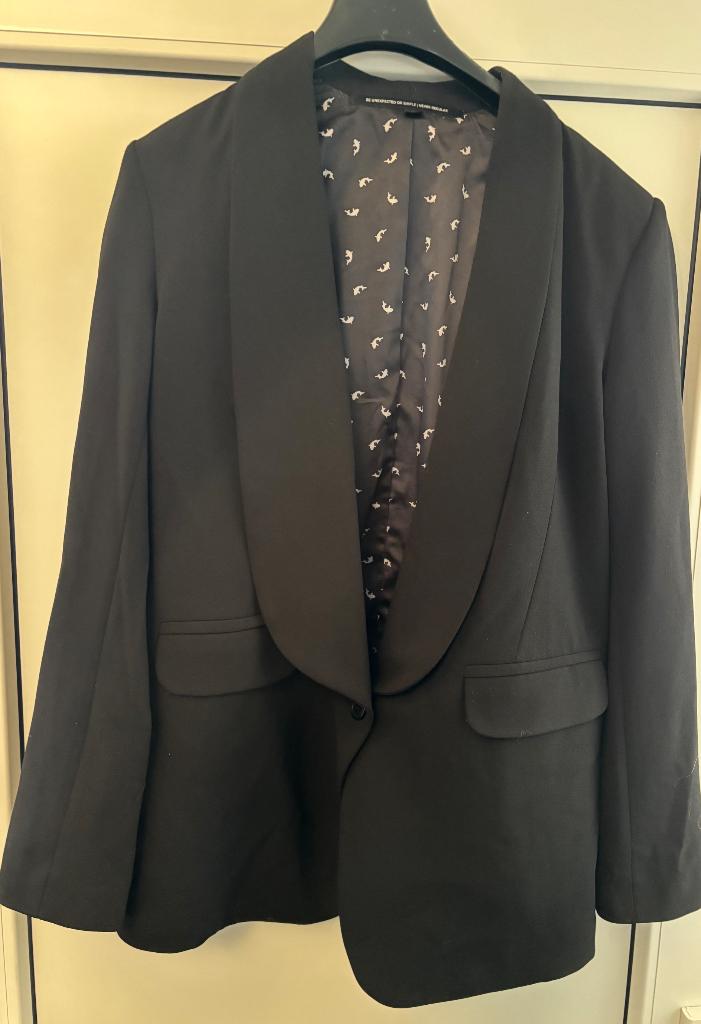 10days smoking blazer / colbert zwart maat 3, Kleding | Dames, Verzenden, Zwart, Maat 42/44 (L), 10days