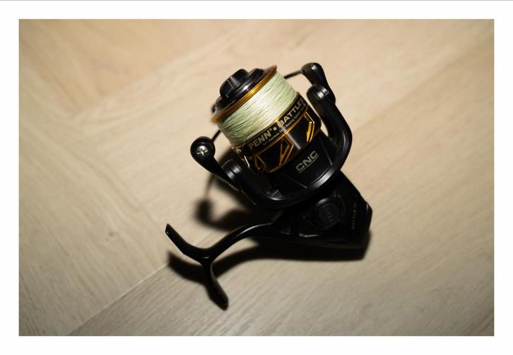 Penn Battle III 3000 Molen - Krachtig en Betrouwbaar, Watersport en Boten, Hengelsport | Algemeen, Zo goed als nieuw, Molen, Ophalen of Verzenden