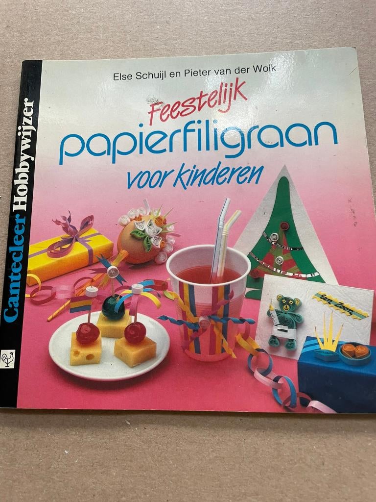 feestelijk papierfiligraan voor kinderen, Hobby en Vrije tijd, Ophalen of Verzenden, Zo goed als nieuw, Kind, Overige typen