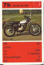 Kw2787 motorkaartje 7b honda xl 250, Ophalen of Verzenden, Zo goed als nieuw, Auto's