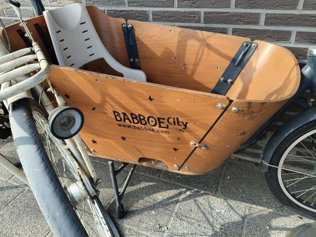 Bak voor bakfiets, Ophalen, Gebruikt, Zadel