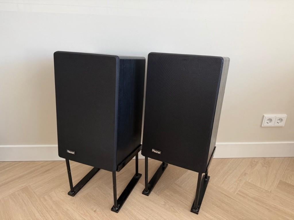 Magnat All-Ribbon 5M MK IV + zware custom voeten, Audio, Tv en Foto, Luidsprekers, Ophalen, Gebruikt, Magnat, 120 watt of meer