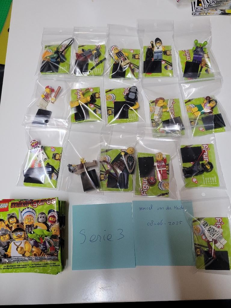 lego minifiguren serie 3, Ophalen of Verzenden, Zo goed als nieuw, Complete set, Lego