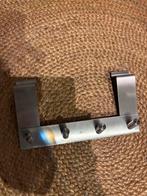 Zack kapstok voor opdekdeur - RVS, Ophalen of Verzenden, Zo goed als nieuw, Metaal, Wandhaken