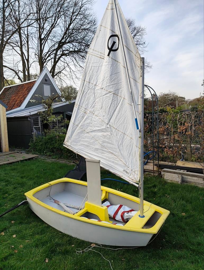 Optimist zeilboot, Watersport en Boten, Ophalen of Verzenden, Gebruikt