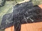Vloerbedekking zwart marmer reststukken, Zwart, Nieuw, Ophalen of Verzenden, Landelijk