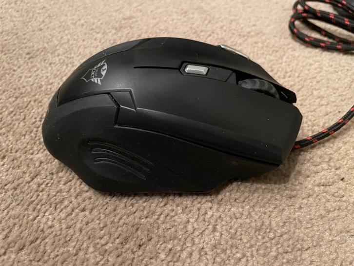 Nr.152: Gamingmuis Muis Trust, Computers en Software, Muizen, Zo goed als nieuw, Muis, Rechtshandig, Bedraad, Gaming muis, Ophalen of Verzenden