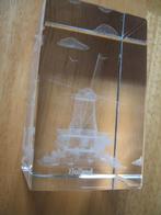 Kristal Presse-Papier Molen Holland * GASSAN * Vintage, Ophalen of Verzenden