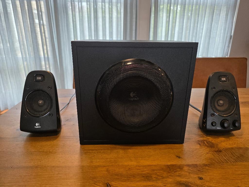 audioset voor smartphone/PC/TV, Computers en Software, Pc speakers, Ophalen, Gebruikt, Audiokanaal 2.1, Logitech