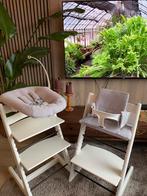 Lichtgrijs wafel hoes Newborn stokke + kussenset trip trap, Ophalen of Verzenden, Nieuw, Meegroeistoel, Stoelverkleiner