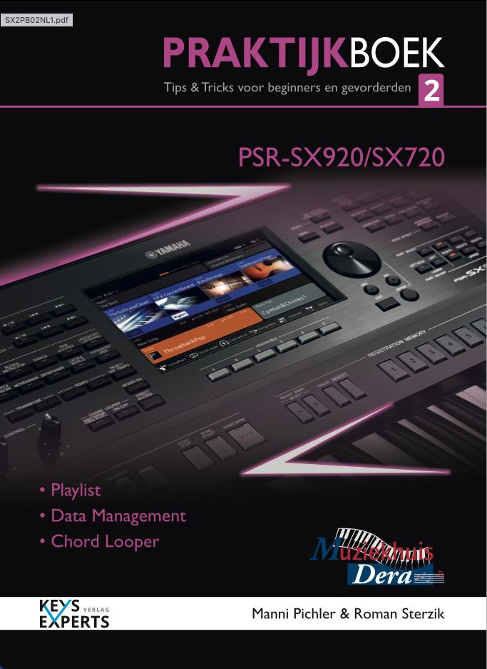 Keys Experts SX720/SX920 Nederlandstalig Praktijkboek deel 2, Muziek en Instrumenten, Keyboards, 61 toetsen, Verzenden, Keys Experts Verlag OHG
