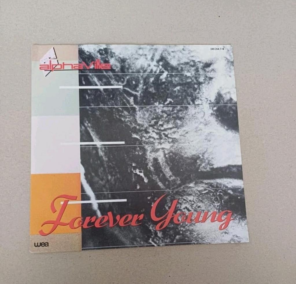 Alphaville - Forever Young, Cd's en Dvd's, Vinyl Singles, Gebruikt, Beschermende buitenhoes, Single, 1980 - 1989, Pop, 7 inch