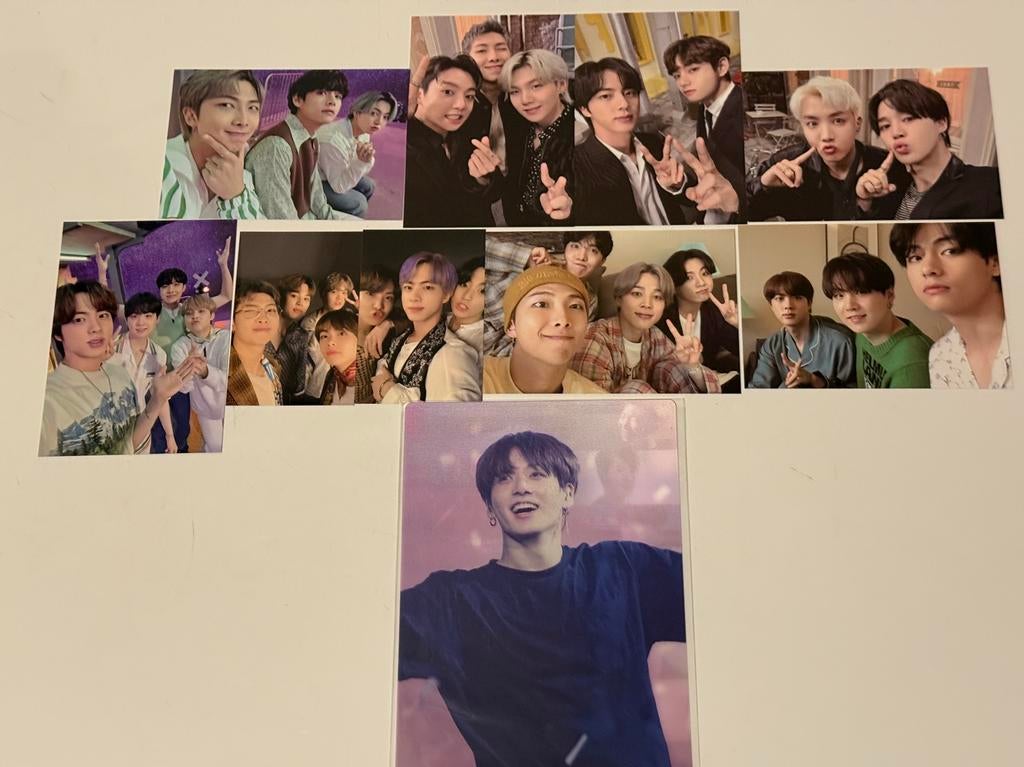 BTS magic shop sowoozoo be permission to dance photocards, Ophalen of Verzenden, Zo goed als nieuw, Foto of Kaart