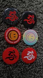 Knolpower T-shirt Clips / Buttons - 6 stuks, Ophalen of Verzenden, Gebruikt, Overige onderwerpen, Button