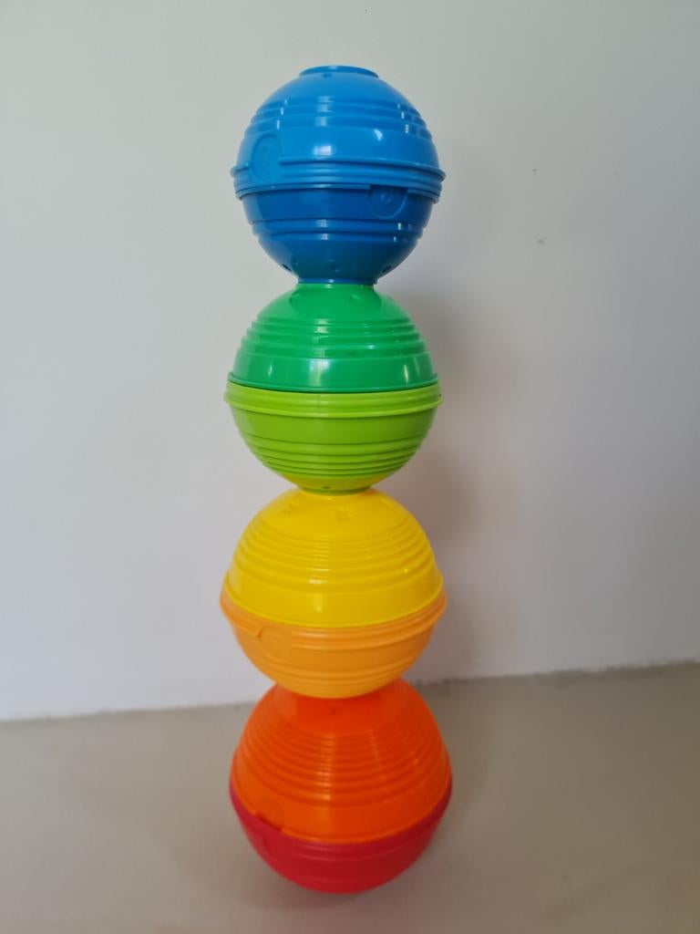 Grote Baby Stapelset - Chicco Stapeltoren, Fisher-Price, Ophalen of Verzenden, Zo goed als nieuw, Speelset