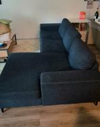 Mooie blauwe hoekbank van Woonenzo, Ophalen, 250 tot 300 cm, Hoekbank, Zo goed als nieuw