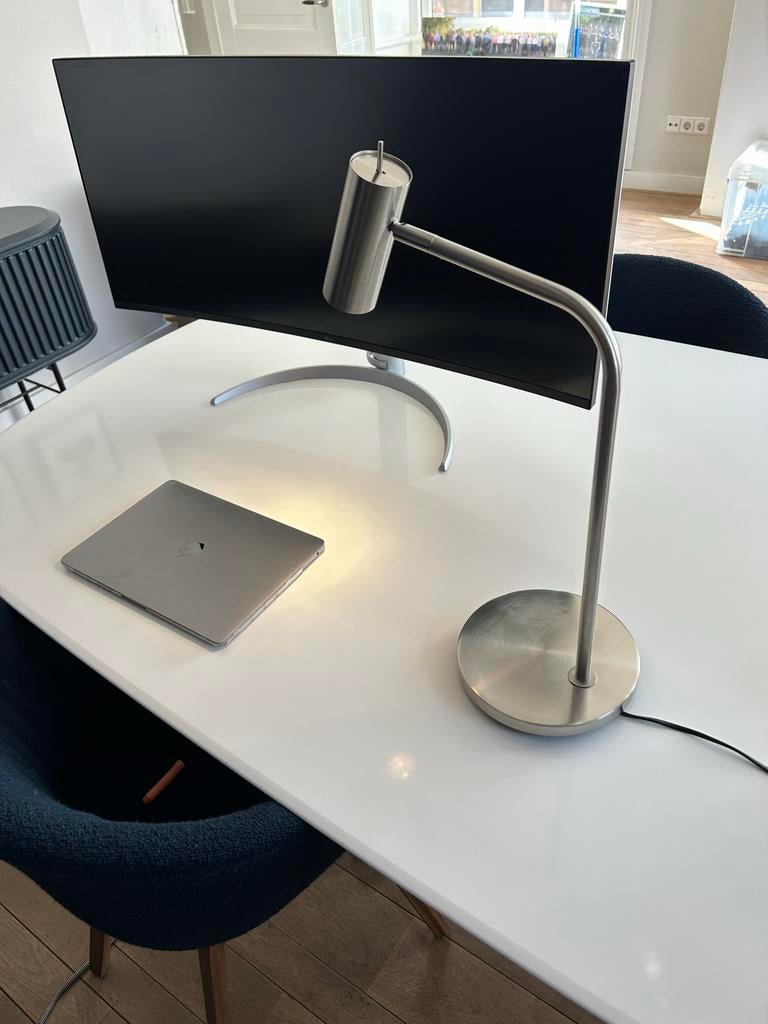 Vintage IKEA bureaulamp - Minimalistisch design, Ophalen, Zo goed als nieuw, Metaal, Minder dan 50 cm